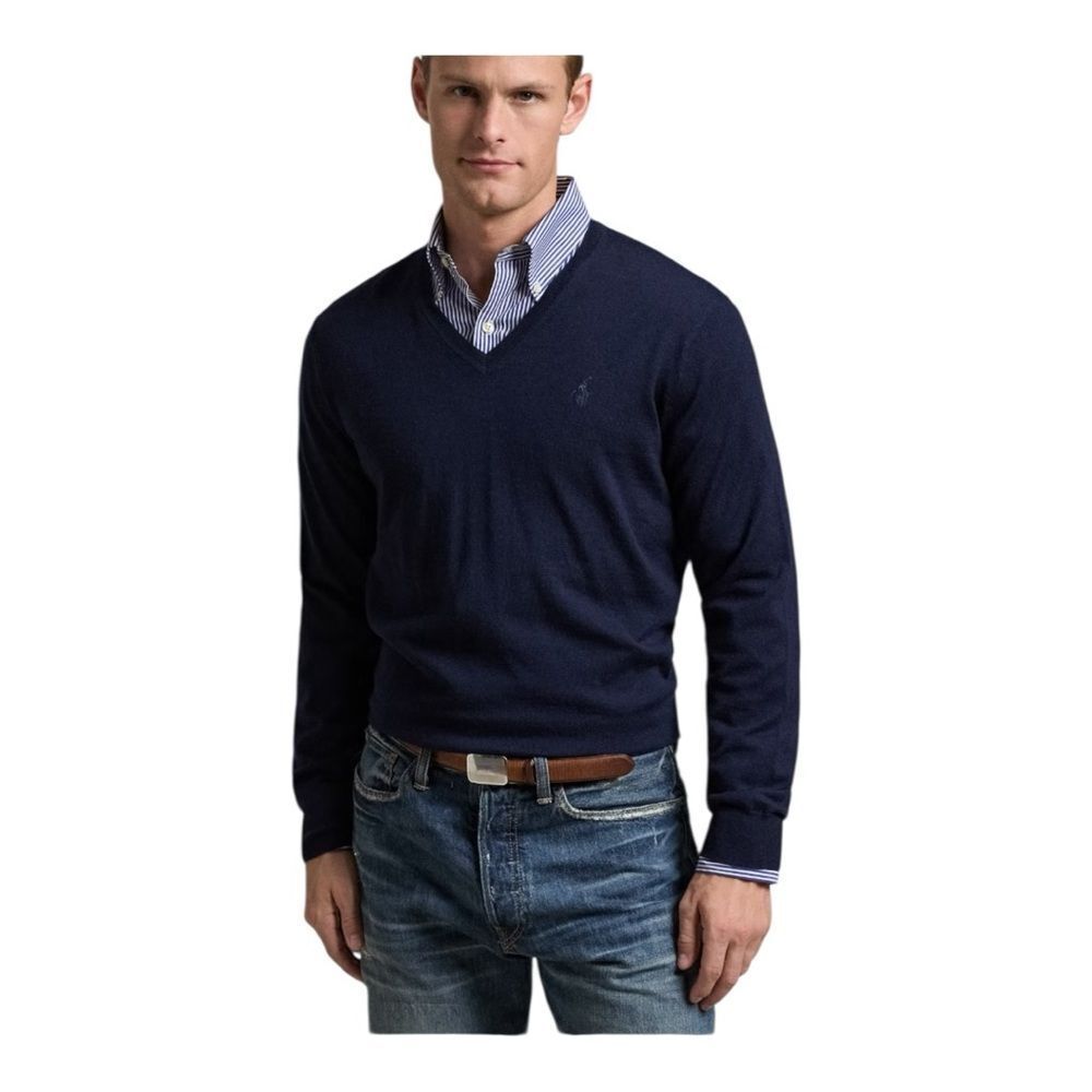 Polo Ralph Lauren Merino Wool V-Neck Sweater – XL